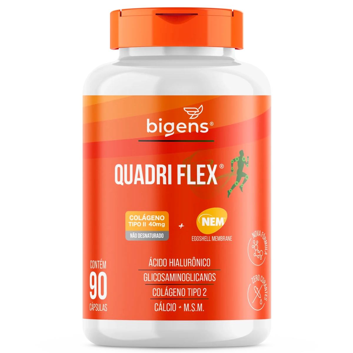 Quadri Flex Colágeno 2 + NEM 90 Cápsulas - Bigens