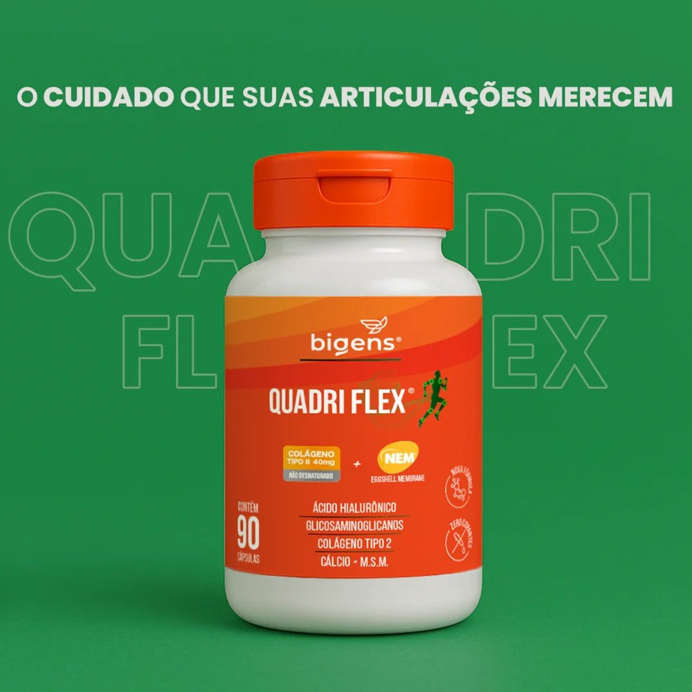 Quadri Flex Colágeno 2 + NEM 90 Cápsulas - Bigens