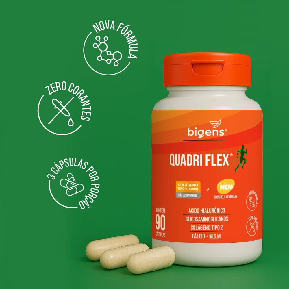 Quadri Flex Colágeno 2 + NEM 90 Cápsulas - Bigens