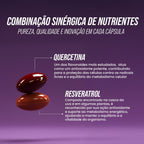Quercetina Resveratrol Liposolis® | Formulado com Óleo TCM 60 Cápsulas - Bigens