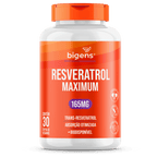 Resveratrol | 165mg Trans - Resveratrol 30 Cápsulas - Bigens