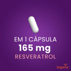 Resveratrol | 165mg Trans - Resveratrol 30 Cápsulas - Bigens