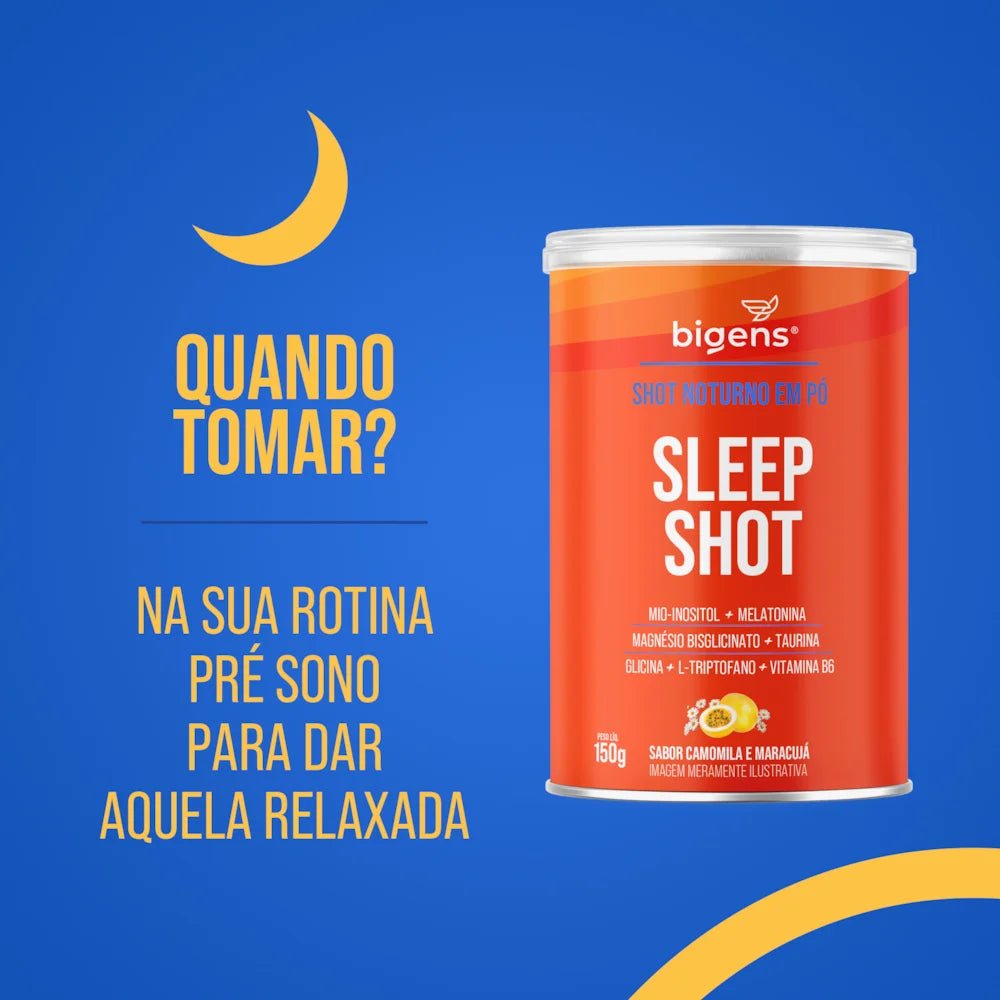 Sleep Shot | 7 ingredientes em apenas 1 shot 150g - Bigens