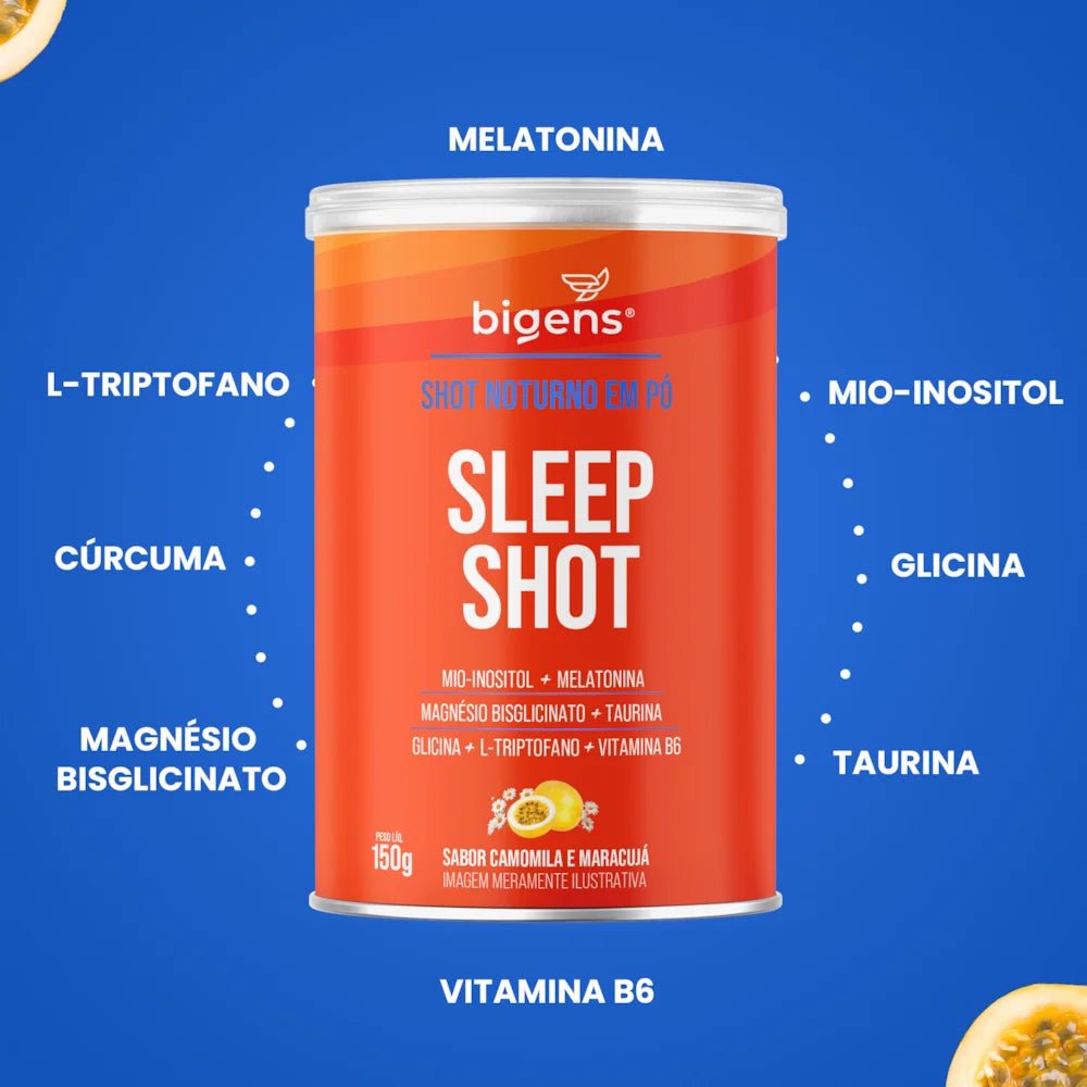 Sleep Shot | 7 ingredientes em apenas 1 shot 150g - Bigens