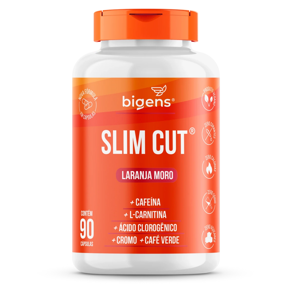 Slim Cut | Termogênico Laranja Moro 90 Cápsulas - Bigens