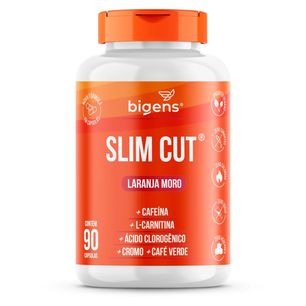 Slim Cut | Termogênico Laranja Moro 90 Cápsulas - Bigens