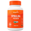 Spirulina Premium | Orgânico Prensado a Frio 300 tabletes - Fitoterápicos - Bigens