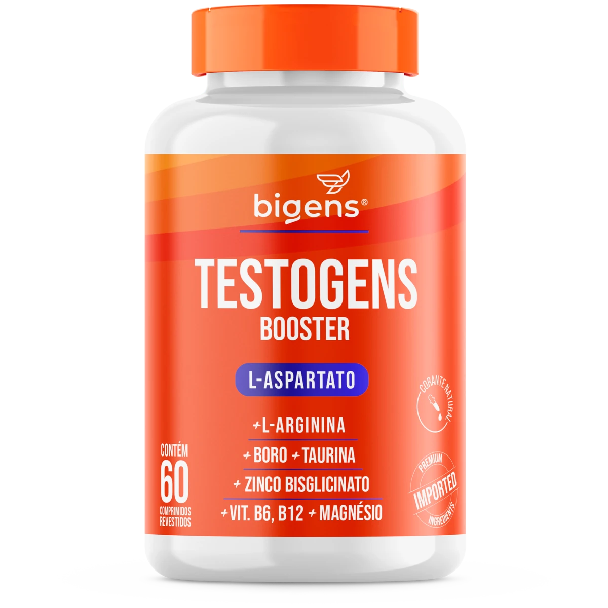 Testogens | L - Aspartato 60 Comprimidos - Bigens