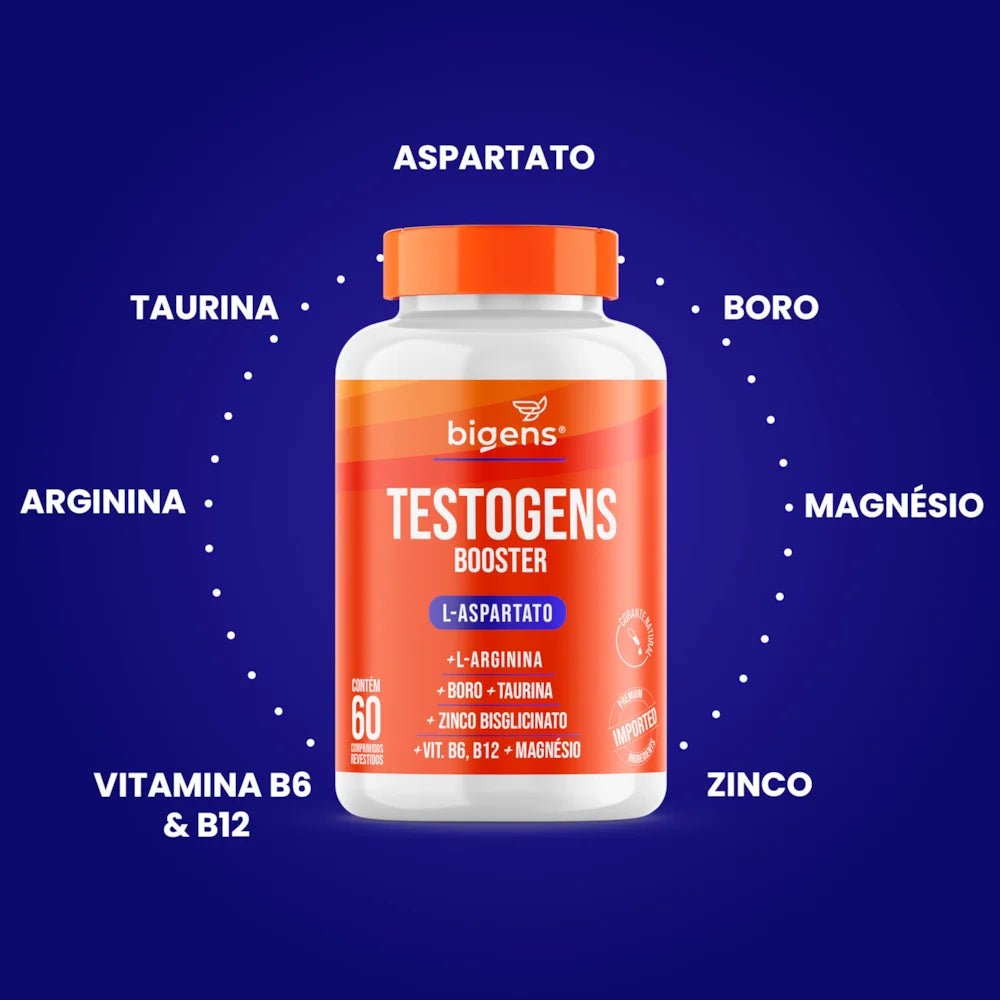 Testogens | L - Aspartato 60 Comprimidos - Bigens