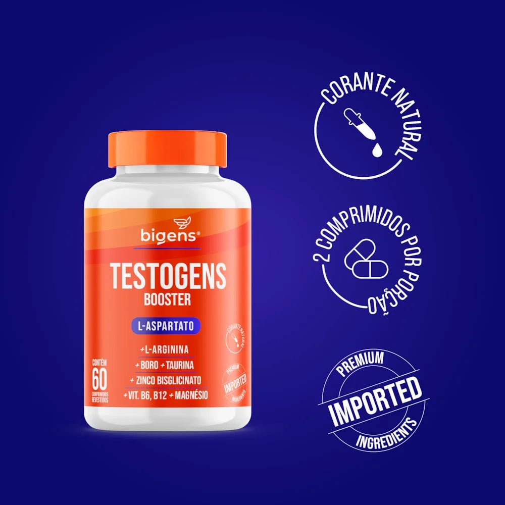 Testogens | L - Aspartato 60 Comprimidos - Bigens