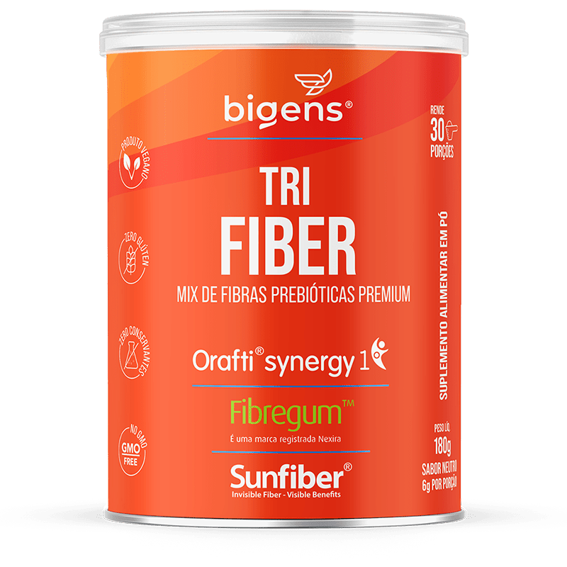 Tri Fiber | Mix de Fibras Prebióticas Premium 180g - Bigens