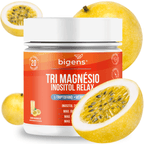 Tri Magnésio Inositol Maracujá | Triptofano + Vitamina B6 180g - Bigens