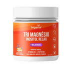 Tri Magnésio Inositol + Melatonina Lavanda | Triptofano + Vitamina B6 180g - Bigens
