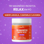 Tri Magnésio Inositol + Melatonina Lavanda | Triptofano + Vitamina B6 180g - Bigens