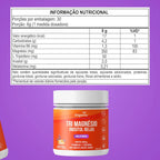 Tri Magnésio Inositol + Melatonina Lavanda | Triptofano + Vitamina B6 180g - Bigens