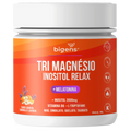 Tri Magnésio Inositol + Melatonina | Sabor Laranja, Camomila e Lavanda, Triptofano + Vitamina B6 180g - Bigens