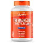 Tri Magnésio Inositol Relax | + Vitamina E 120 Cápsulas - Bigens