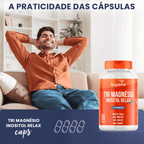 Tri Magnésio Inositol Relax | + Vitamina E 120 Cápsulas - Bigens