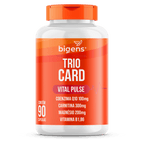 Trio Card | Coenzima Q10 + Carnitina + Magnésio + Vit. B1, B6 90 Cápsulas - Bigens