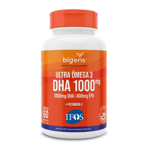 Ultra Ômega 3 | EPA 400mg DHA 1000mg 60 Cápsulas - Ômega 3 - Bigens
