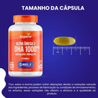 Ultra Ômega 3 | EPA 400mg DHA 1000mg + Vitamina E 120 Cápsulas - Bigens