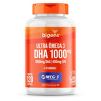Ultra Ômega 3 | EPA 400mg DHA 1000mg + Vitamina E 120 Cápsulas - Bigens