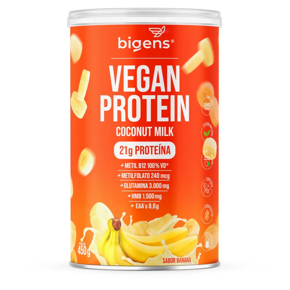 Vegan Protein Banana | 21g de Proteína 450g - Bigens