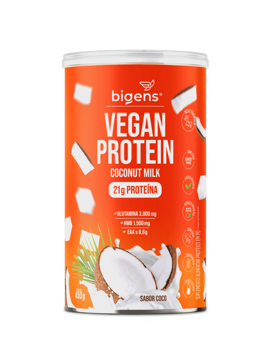 Vegan Protein Coco | 21g de Proteína 450g - Bigens
