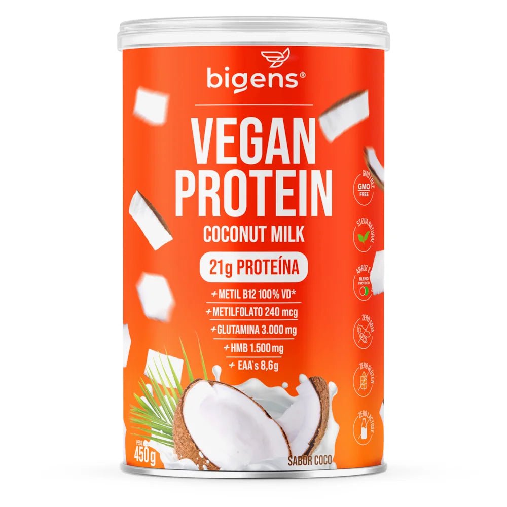 Vegan Protein Coco | 21g de Proteína 450g - Bigens