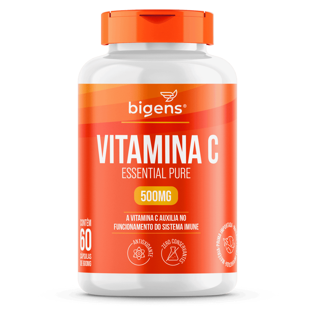 Vitamina C | Essential pure 500mg 60 Cápsulas - Bigens
