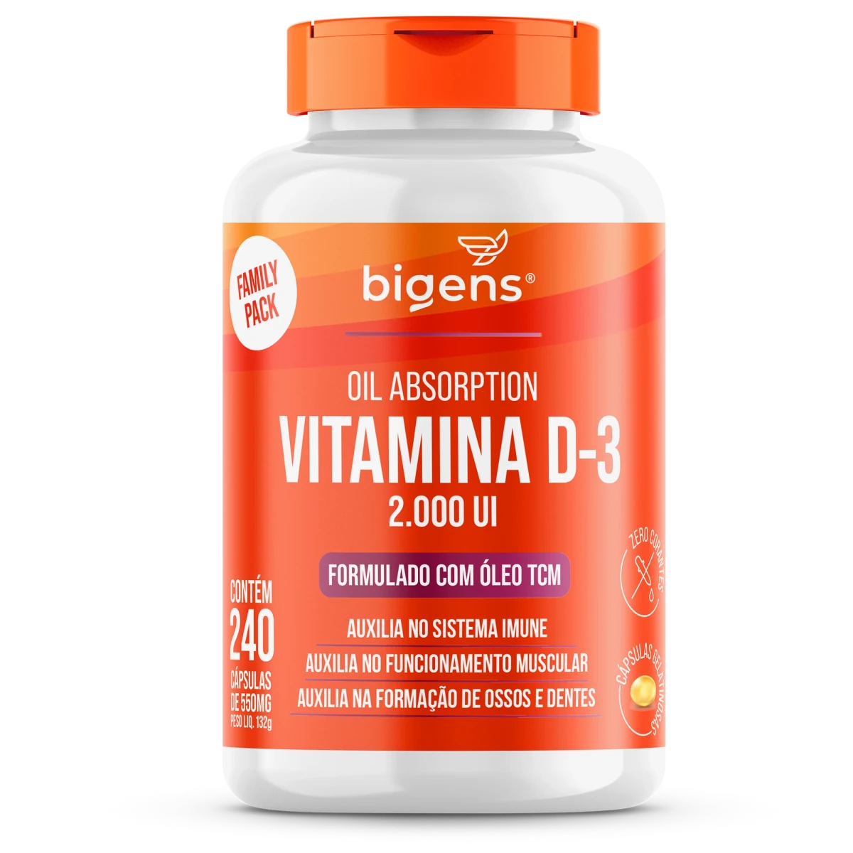 Vitamina D3 | 2000 UI TCM - Bigens