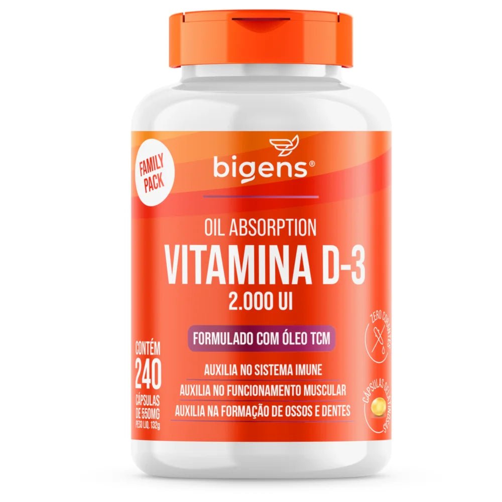 Vitamina D3 | 2000 UI TCM - Bigens