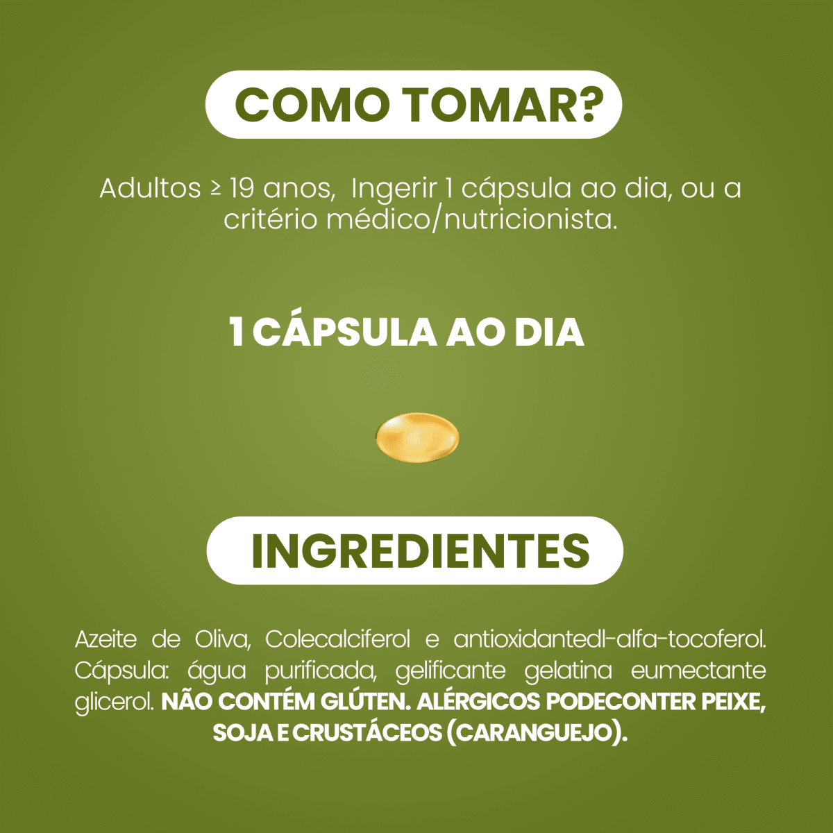 Vitamina D3 + K2 MK7 60 Cápsulas - Bigens