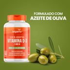 Vitamina D3 + K2 MK7 60 Cápsulas - Bigens