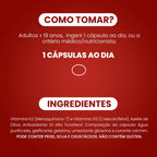 Vitamina D3 + K2 MK7 Cápsulas | 2000 UI 100 MCG 120 Cápsulas Softgel - Bigens