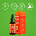 Vitamina D3 + K2 MK7 Gotas | Sabor Limão 20ml - Bigens