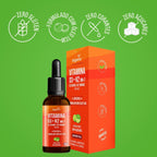 Vitamina D3 + K2 MK7 Gotas | Sabor Limão 20ml - Bigens