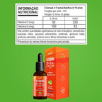 Vitamina D3 + K2 MK7 Gotas | Sabor Limão 20ml - Bigens