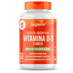 Vitamina D3 Oliva 60, 120 ou 240 Cápsulas - Bigens