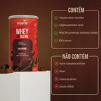 Whey 3W Blend Clean | Sabor Chocolate Suíço 22g de Proteína 450g - Bigens