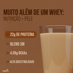 Whey 3W Blend Clean | Sabor Doce de Leite 22g de Proteína 450g - Bigens